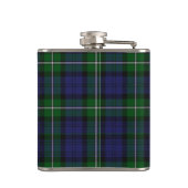 Monogramed Clan Forbes Tartan Pset Flask Heupfles (Achterkant)