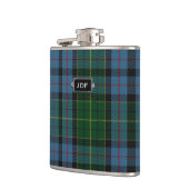 Monogramed Clan Forsyth Tartan Pset Flask Heupfles (Links)