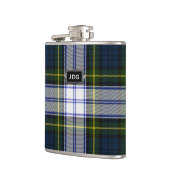 Monogramed Clan Gordon Dress Tartan Plaid Flask Heupfles (Links)
