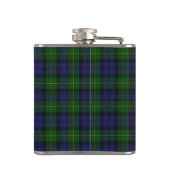 Monogramed Clan Gordon Tartan Pset Flask Heupfles (Achterkant)