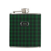 Monogramed Clan Graham Tartan Pset Flask Heupfles (Voorkant)