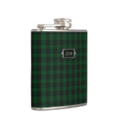 Monogramed Clan Graham Tartan Pset Flask Heupfles (Rechts)
