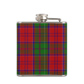 Monogramed Clan Grant Tartan Pset Flask Heupfles (Achterkant)