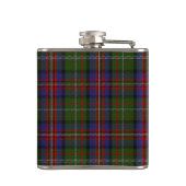 Monogramed Clan Hargis Tartan Pset Flask Heupfles (Achterkant)