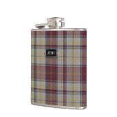 Monogramed Clan Harmon Jurk Tartan Plaid Flask Heupfles (Links)