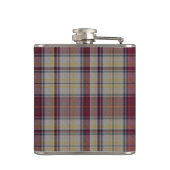 Monogramed Clan Harmon Jurk Tartan Plaid Flask Heupfles (Achterkant)