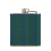 Monogramed Clan Johnston Tartan Pset Flask Heupfles (Achterkant)