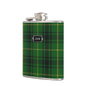 Monogramed Clan MacArthur Tartan Pset Flask Heupfles (Links)