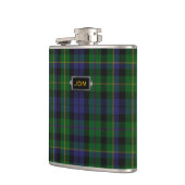 Monogramed Clan MacBride Tartan Pset Flask Heupfles (Links)
