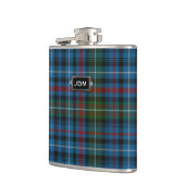 Monogramed Clan MacDonald Tartan Pset Flask Heupfles (Links)