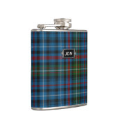 Monogramed Clan MacDonald Tartan Pset Flask Heupfles (Rechts)
