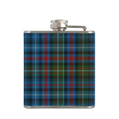 Monogramed Clan MacDonald Tartan Pset Flask Heupfles (Achterkant)