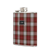 Monogramed Clan MacFie Tartan Pset Flask Heupfles (Links)