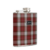 Monogramed Clan MacFie Tartan Pset Flask Heupfles (Rechts)