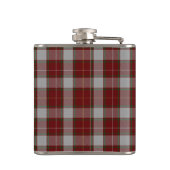 Monogramed Clan MacFie Tartan Pset Flask Heupfles (Achterkant)
