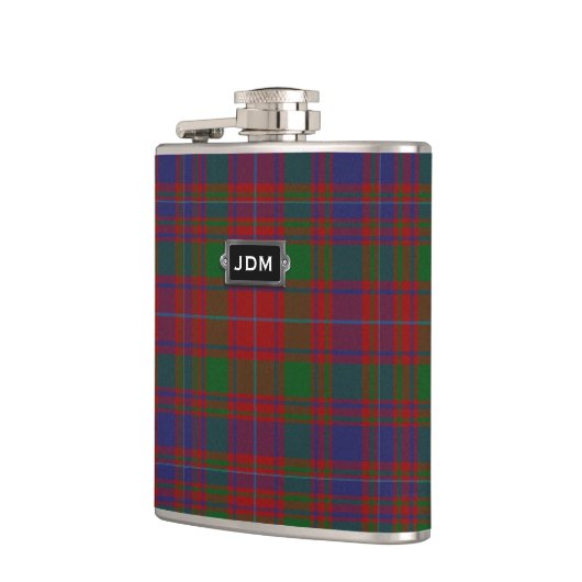 Monogramed Clan MacIntyre Tartan Spelfles Heupfles (Links)