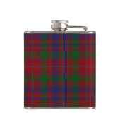Monogramed Clan MacIntyre Tartan Spelfles Heupfles (Achterkant)
