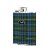 Monogramed Clan MacKenzie Tartan Pset Flask Heupfles (Links)