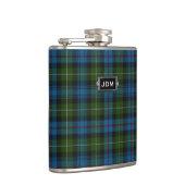 Monogramed Clan MacKenzie Tartan Pset Flask Heupfles (Rechts)