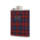 Monogramed Clan MacLachlan Tartan Pset Flask Heupfles (Links)