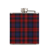 Monogramed Clan MacLachlan Tartan Pset Flask Heupfles (Achterkant)