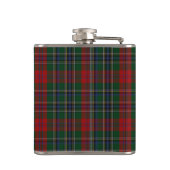 Monogramed Clan MacLean Tartan Plaid Golf Flask Heupfles (Achterkant)