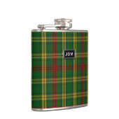 Monogramed Clan MacMillan Tartan Pset Flask Heupfles (Rechts)