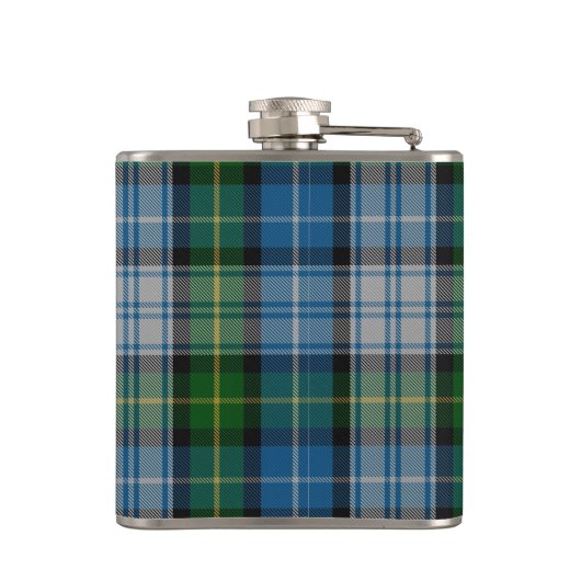 Monogramed Clan MacNeil Tartan Heupfles (Achterkant)