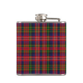 Monogramed Clan MacPherson Tartan Pset Flask Heupfles (Achterkant)