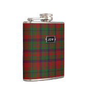Monogramed Clan Matheson Tartan Pset Flask Heupfles (Rechts)