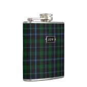 Monogramed Clan Murray Tartan Pset Flask Heupfles (Rechts)