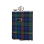 Monogramed Clan Smith Tartan Pset Flask Heupfles (Links)