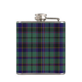Monogramed Clan Stephenson Tartan Pset Flask Heupfles (Achterkant)