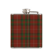 Monogramed Clan Stuart of Brute Tartan Pset Flask Heupfles (Achterkant)