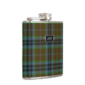 Monogramed Clan Thomson Tartan Pset Flask Heupfles (Rechts)