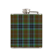 Monogramed Clan Thomson Tartan Pset Flask Heupfles (Achterkant)