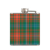 Monogramed Clan Wilson Tartan Plaid Flask Heupfles (Achterkant)