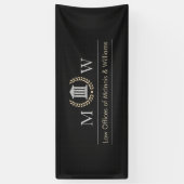 Monogramed Courthouse Spandoek (Verticaal)