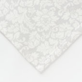 Monogramed Cute Hunter Green Elephant Line Drawing Fleece Deken (Hoek)