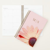 Monogramed Montana Wildflower in het roze Planner (Display)
