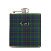Monogramed Murray Tartan Spelfles Heupfles (Voorkant)