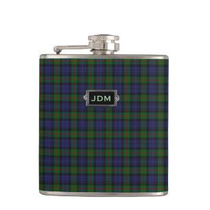 Monogramed Murray Tartan Spelfles Heupfles
