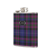 Monogramed Pride of Scotland Tartan Pset Flask Heupfles (Links)