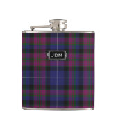 Monogramed Pride of Scotland Tartan Pset Flask Heupfles (Voorkant)