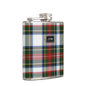 Monogramed Stewart Dress Tartan Pset Flask Heupfles (Rechts)