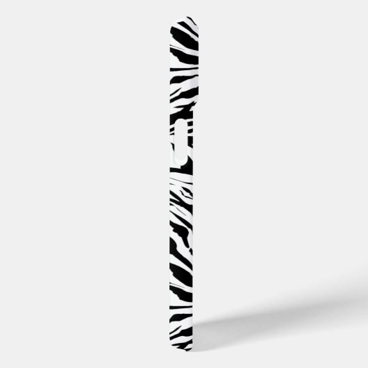 Monogramed Zebra Print Case-Mate iPhone Case (Achterkant / Rechts)
