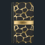 Monogramed Zwart & Goud Luipaard Print<br><div class="desc">Elegante zwarte en gouden Toon luipaard print.  monogram. Als je hulp nodig hebt bij het aanpassen,  veranderen van kleur of iets anders aan een van mijn design,  neem dan contact op met ArtOnWear designer. Gratis tekstopmaak met live help beschikbaar op aanvraag.</div>