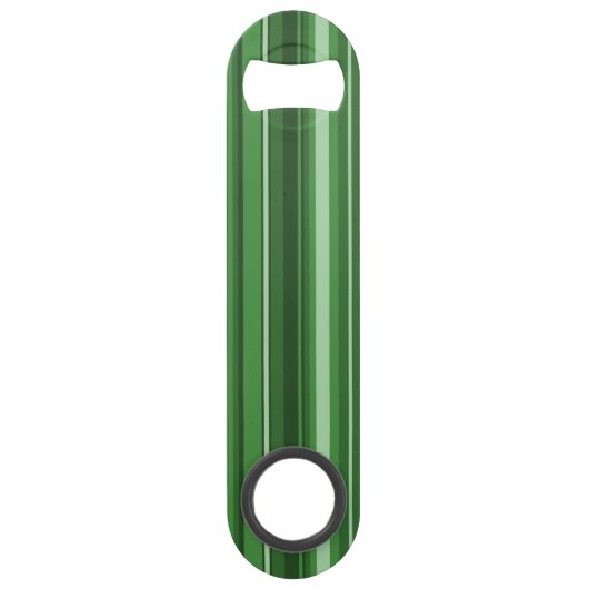 Monogramgroene strepen speed flessenopener (Achterkant)