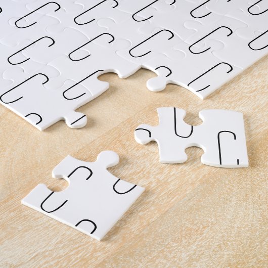 Monogramhandschrift Legpuzzel (Zijkant)