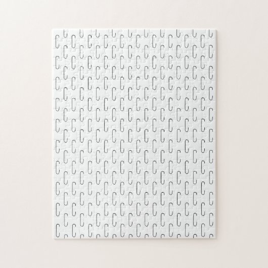 Monogramhandschrift Legpuzzel (Verticaal)